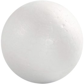 frigolitkulor, 6 cm, 50 st.