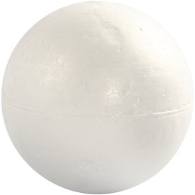 frigolitkulor, 10 cm, 5 st