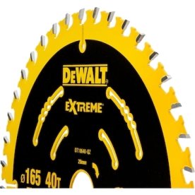 DEWALT cirkelsågklinga, 165x20mm, 40 ton.