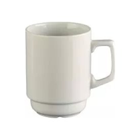 Brønnum stapelbar kopp, vit, 23 cl