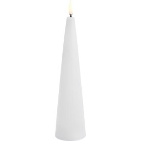 UYUNI LED-ljuskägla, nordisk vit, H.21,5 cm