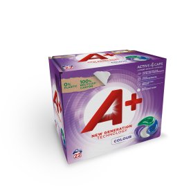 A+ Active 4 tvättkapslar | Colour | 22 st.