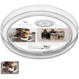 Vridbord, Lazy Susan, klar, Ø29,2cm, H3,5cm