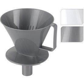 Kaffetratt 1x4, plast, ass. vit