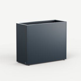 Herstera Blomlåda, utomhus, svart, 100x40x80