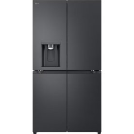 LG kylskåp edm Wi-Fi, 641L, vatten/is, svart