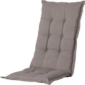 Panama Stolsdyna med låg rygg 105x50 cm, Gråbrun