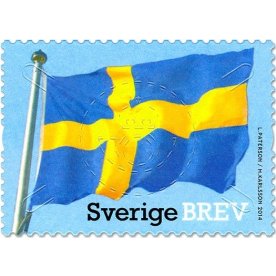 Frimärke inrikes, rulle á 100 st
