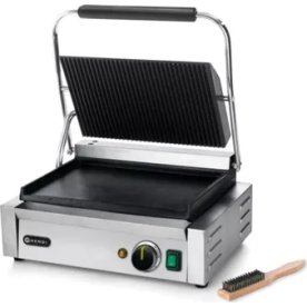 Hendi Clamp smörgåsgrill Slät/räfflad Panini