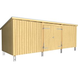 Plus Nordic Multiskur, 14 m2, stängd, natur