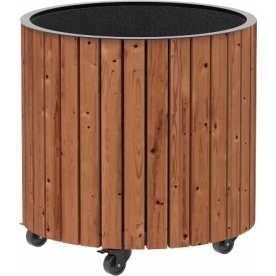 Plus Circle blomlåda Ø55x55 cm, Thermowood