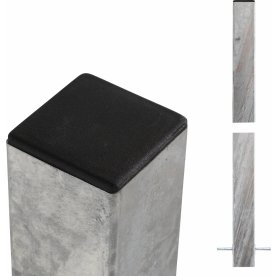 Plus Stålstolpe för ingjutning, 8x8x268 cm.