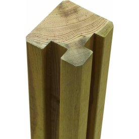Plus Profilstolpe 2 spår hörn, natur, 9x9x268cm
