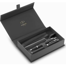 Parker IM Black Lacquer CT Premium Gift Set | M
