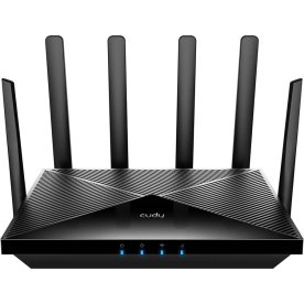 Cudy 5G Router P5 AX3000 Gigabit Dual-SIM, svart