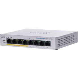 Cisco Business 110-serien 110-8PP-D Switch 8-port