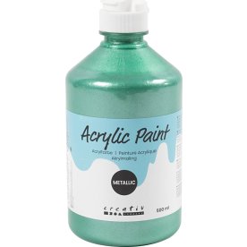 Akrylfärg A'Color Akrylfärg 500 ml metallisk grön