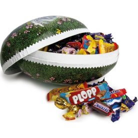 Påskägg med inslaget godis 1,3 kg