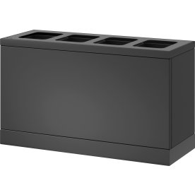 Bica Basic 831 avfallsstation, 4x10 L, antracit