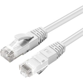 MicroConnect CAT6 U/UTP nätverkskabel, 0,2 m, vit