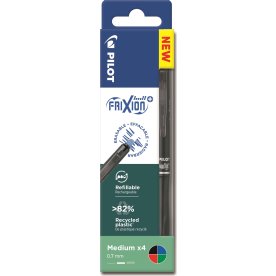 Pilot Frixion Ball+ Rollerball | M | 4 färger