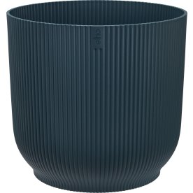 Elho Vibes Blomkruka med hjul, 35 cm, Deep Blue