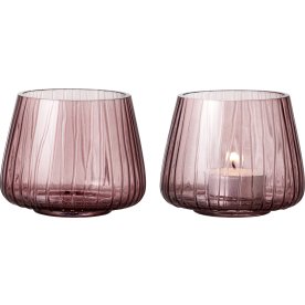 BITZ Kusintha ljusstakar H7,5 cm, rosa, 2 st.