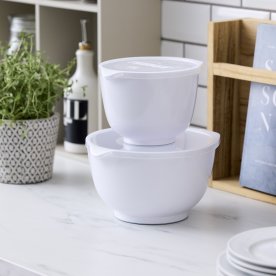 Rosti NEW Margrethe Skålset, 4 delar 1,5+3L, vit