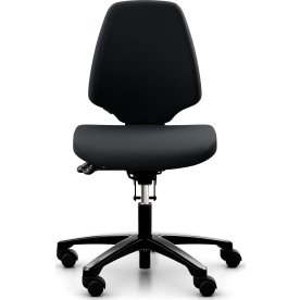Kontorsstol RH Activ 222 Hög rygg Bred sits Svart