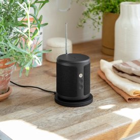 Kreafunk Dabbie DAB+FM & Bluetooth-högtalare svart