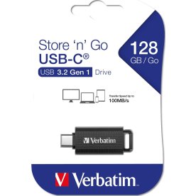 Verbatim Store'n'Go USB-C 3.2 Gen 1, 128 GB