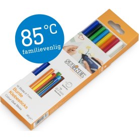 Steinel Limstift färger, 7mm, 85°C, 16 st.