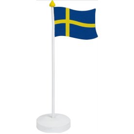 Bordsflagga, trä, svensk flagga, 30 cm, 1 st.