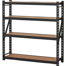 Stålställ med 4 hyllplan, 600 kg, 180x180x45 cm