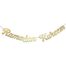 Girland, Ramadan Kareem, guld