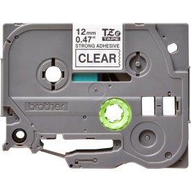 Brother TZe-S131 stark labeltape, 12mm, svart/klar