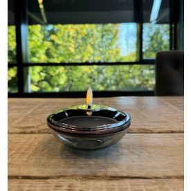 Sirius Lia laddningsb. bordsljus/H5cm/svart nickel