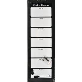 Office Whiteboard, veckotavla, 20x60 cm, engelsk