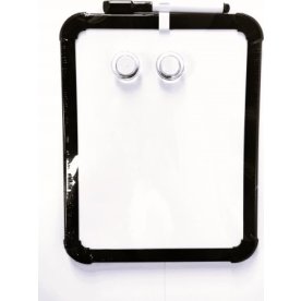 Office Whiteboard, 22x30cm, svart ram