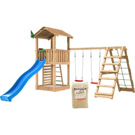 Jungle Gym Cottage 2.1 Lektorn, klättring & Rutsch