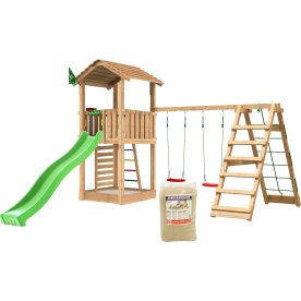 Jungle Gym Cottage 2.1 Lektorn, Klättring&Rutsch