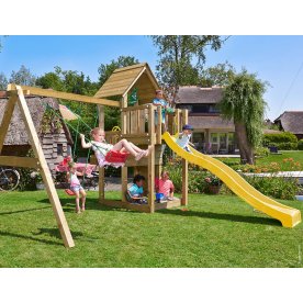 Jungle Gym Cubby lektorn med gungor och rutschkana
