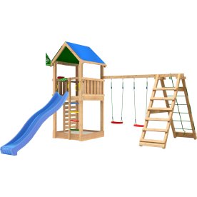 Jungle Gym Lodge 2.1 lektorn, klättring&rutschkana