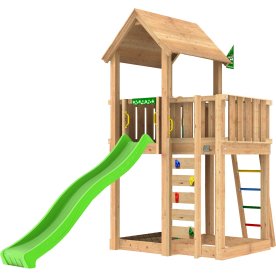 Jungle Gym Mansion 2.1 Lektorn, sand & rutschkana