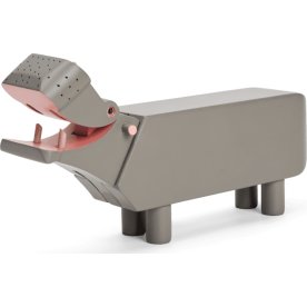 Kay Bojesen Hippo Small H9 cm, ljusgrå