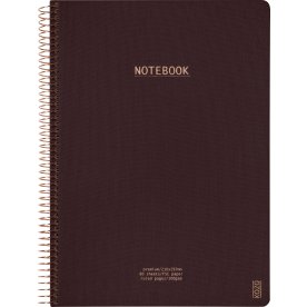 Kozo Premium Anteckningsbok A4 | Linjerad | Kaffe