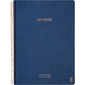 Kozo Premium Anteckningsbok A4 | Linjerad | Marin