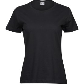 Tee Jays Sof Tee Dam, Svart, Stl. XL