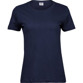 Tee Jays Sof Tee Dam, Navy, Stl. XL