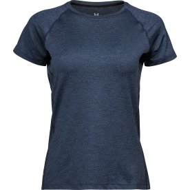 Tee Jays CoolDry Tee Dam, Navy melange, Stl. XL